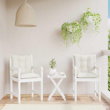 Lot 2 coussins chaise jardin 100x50cm - Seconde chance, Jardin & Terrasse, Verzenden