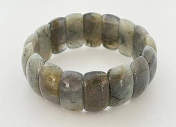 Bracelet élastique en labradorite- 73 g, Collections, Minéraux & Fossiles