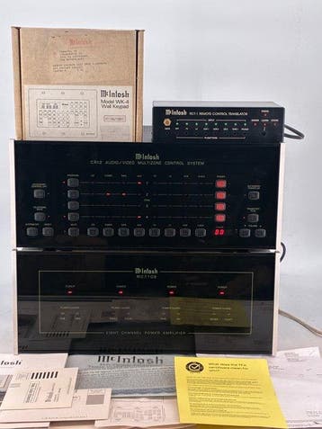 McIntosh - CR12 - MC7108 - WK-9 (RC) Hifi-set - Diverse, Nieuw