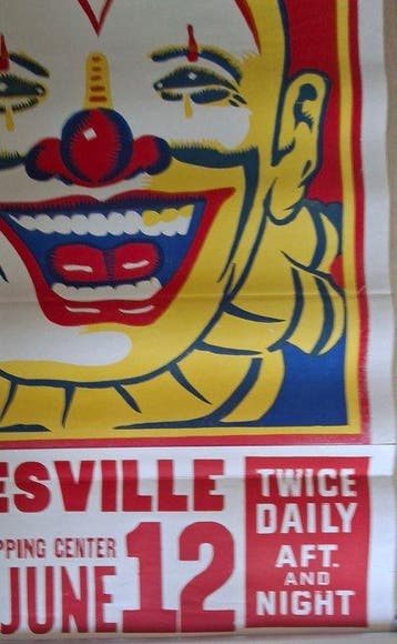 unknown - Circus Poster – Carson & Barnes Circus w/ Date