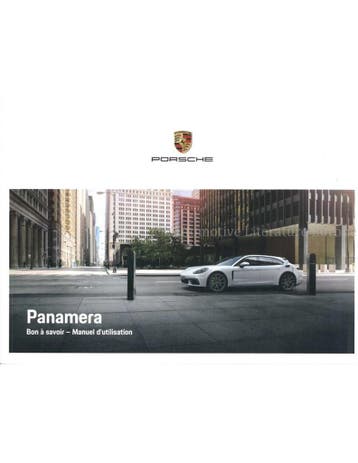2019 PORSCHE PANAMERA | SPORT TURISMO INSTRUCTIEBOEKJE FRANS, Ophalen of Verzenden