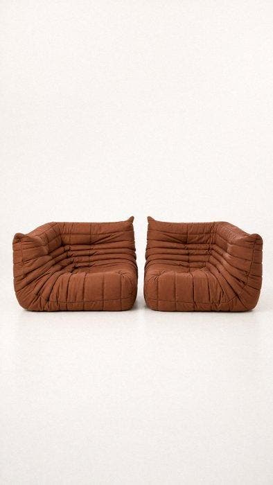 Ligne Roset - Michel Ducaroy - Canapé (2) - Togo - Coton -, Antiek en Kunst, Curiosa en Brocante