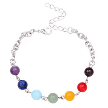 Fako Bijoux - Armband - Chakra Reiki - Multicolour, Verzenden