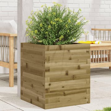 vidaXL Plantenbak 40x40x46 cm geïmpregneerd grenenhout, Verzenden, Nieuw