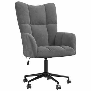 Relaxstoel fluweel: -41% Retour deal! Weg = weg, Verzenden, Minder dan 75 cm, Zo goed als nieuw, 50 tot 75 cm