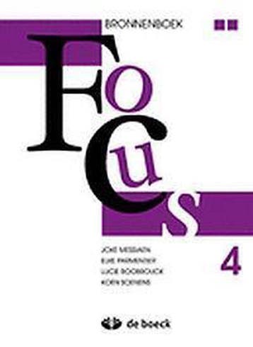 Focus 4 aso - bronnenboek (n.e.) 9789045555447 Joke Messiaen, Verzenden, Joke Messiaen
