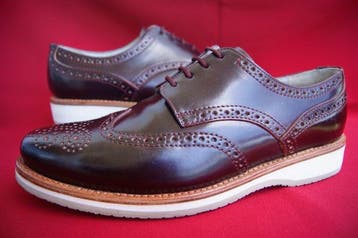 Heinrich Dinkelacker - Full Brogue Sneaker Oxblood Shell
