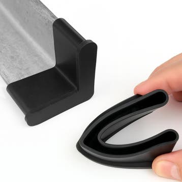 Flexibele L-vormige kap voor stellingkast, werkbank (63 mm,, Bricolage & Construction, Verzenden
