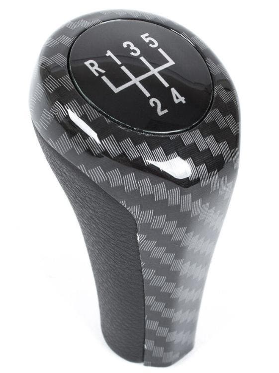 Pookknop BMW Universeel Carbon uitvoering 5 of 6 Versnelling, Auto diversen, Auto-accessoires, Nieuw, Verzenden
