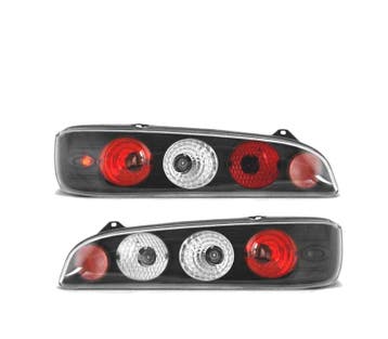 Feux Arrière Pour Fiat Seicento 600 98-10 Style Lexus Noir, Autos : Pièces & Accessoires, Verzenden