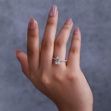 Ring - 14 karaat Geel goud - 2.80ct. tw. Diamant (Lab-grown)