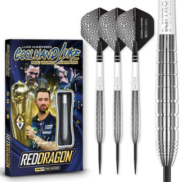 Red Dragon Luke Humphries TX1 90% - Dartpijlen (Dart Pijlen), Sport en Fitness, Ophalen of Verzenden, Nieuw, Pijlen