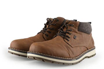 Rieker Veterboots in maat 43 Bruin, Bruin, Verzenden, Boots, Zo goed als nieuw