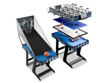 Veiling - Multi-Speeltafel 5 in 1 - 104 x 58 x 73 cm, Gebruikt