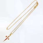 Ketting met hanger - 18 karaat Geel goud