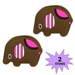 Fako Bijoux - Tennisdemper - Olifant - Bruin - 2 Stuks, Sport en Fitness, Tennis, Verzenden, Nieuw