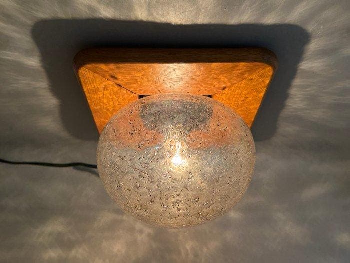 Kaiser Leuchten - Lampe - Verre, Bois, Antiquités & Art, Art | Objets design