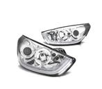 PHARES POUR HYUNDAI IX35 10-13 TUBE LIGHT FOND CHROMÉ, Autos : Pièces & Accessoires, Verzenden