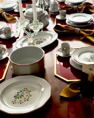 Richard Ginori - Service de table pour 12 (56) - terre cuite