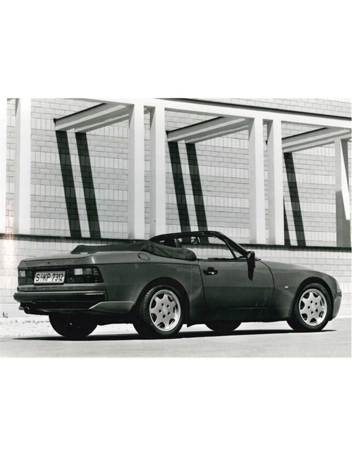 1991 PORSCHE 944 CABRIOLET PERSFOTO, Boeken, Auto's | Folders en Tijdschriften