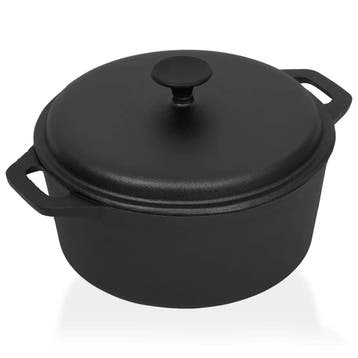 vidaXL Pan Ø26,5 cm gietijzer, Verzenden, Nieuw