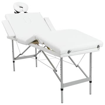 vidaXL Massagetafel inklapbaar met aluminium frame (vier, Sport en Fitness, Massageproducten, Verzenden, Nieuw