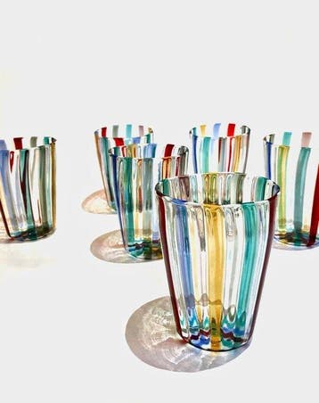 Angelo Ballarin - Gio Ponti - Drinkset (6) - Kerstcadeau -