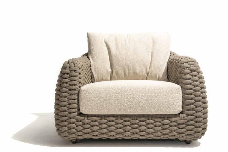 4 Seasons Outdoor Maxime loungestoel terre |, Tuin en Terras, Tuinsets en Loungesets