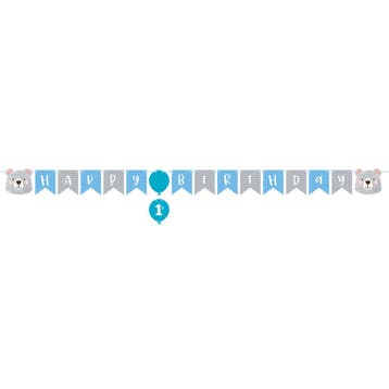 Happy Birthday Slinger Beer 1,8m, Verzenden
