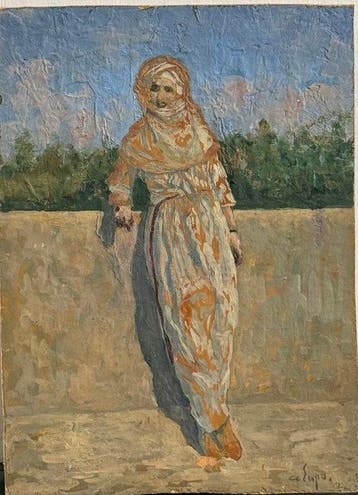Alessandro Lupo (1876-1953),Attr. - figura Orientale