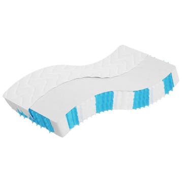 vidaXL Pocketveringmatras middelhard-hard 100x200 cm, Verzenden