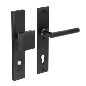 Veiligheidsbeslag SKG3 mat zwart cilindergat 92mm met KTB..., Ophalen of Verzenden, Nieuw, Klink of Kruk