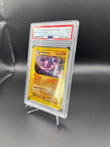 Pokémon - 1 Graded card - Nidoking H18 Aquapolis Holo - PSA