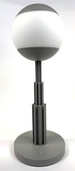 Aldo Rossi - Lampe - AR04 - Aluminium coloré, gris et sphère