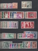 België 1940/1945 - 6 volledige jaargangen met blokken en, Gestempeld