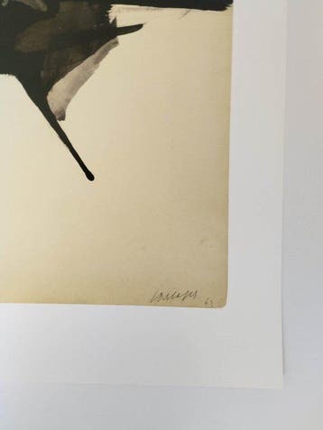 Pierre Soulages (1919-2022) - Encre sur papier 1963