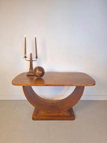 Table dappoint - Ronce de noyer - Table dappoint Art Déco