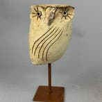Ewa Budzowska - sculptuur, No reserve- the OWL- with 24carat