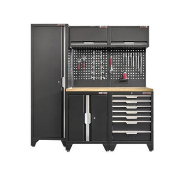 Gereedschapskasten set wandlengte 196 cm. tweedeurs kast,, Ophalen of Verzenden, Nieuw