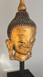 Shan-Boeddhahoofd (eind 19e eeuw) - Beeld - Myanmar/Birma