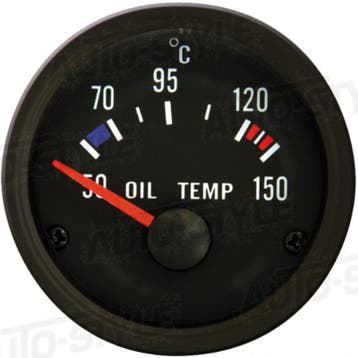 Performance Instrument Zwart Olietemperatuur 50-150C 52mm, Ophalen of Verzenden