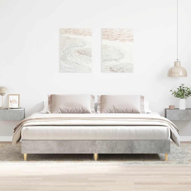 vidaXL Bedframe zonder matras 160x200 cm spaanplaat, Huis en Inrichting, Slaapkamer | Bedden, Nieuw, Verzenden