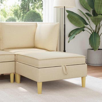 vidaXL Sofa met opslag Stof, Maison & Meubles, Canapés | Salons, Verzenden