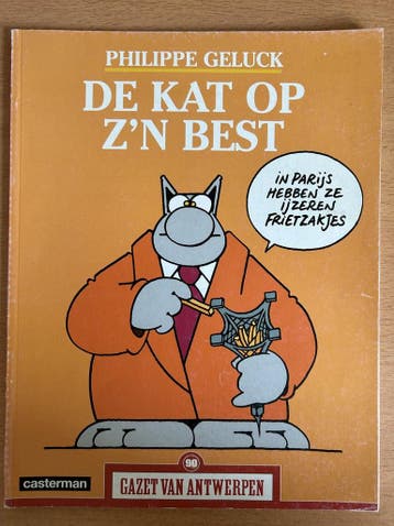 De Kat - De Kat op zn best / Gazet van Antwerpen / 90, Boeken, Verzenden, Gelezen, P. Geluck
