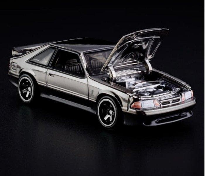 Hot Wheels 1:64 - Modelauto - 1993 Ford Mustang Cobra R -, Hobby en Vrije tijd, Modelauto's | 1:5 tot 1:12
