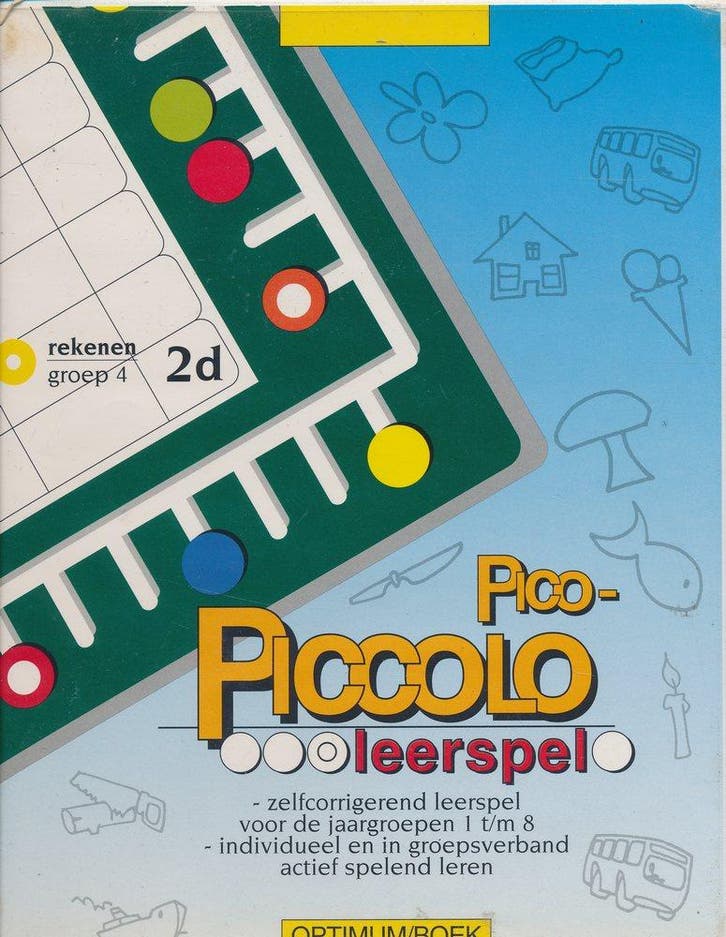 Pico Piccolo Rekenen 2D groep 4, Livres, Livres scolaires, Envoi