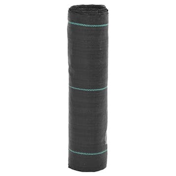 vidaXL Worteldoek 0,5x150 m polypropeen zwart, Tuin en Terras, Verzenden, Nieuw