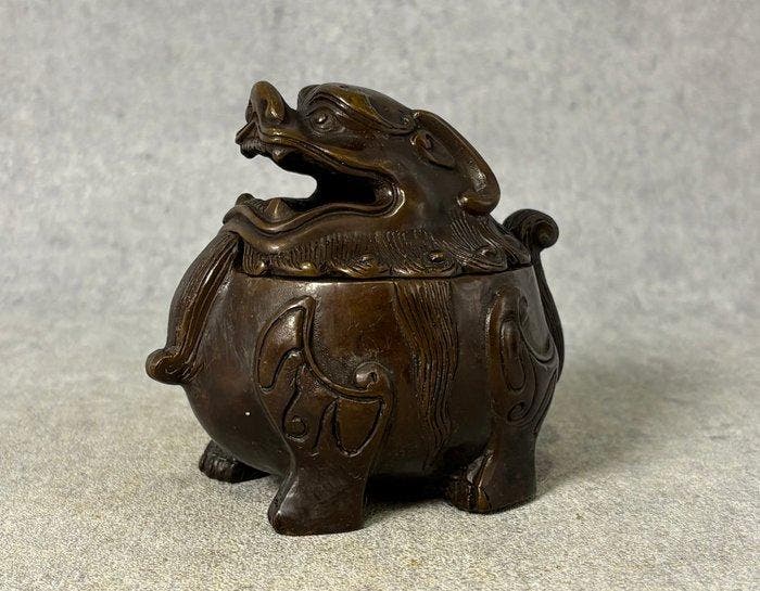 Wierookbrander - Brons - Foo dog, Antiek en Kunst, Antiek | Overige Antiek