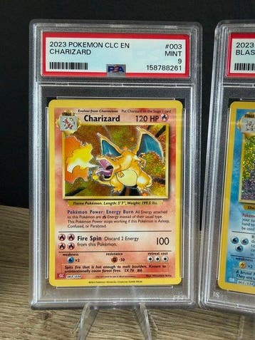 Pokémon - 3 Graded card - Blastoise, Charizard, Venusaur, Nieuw