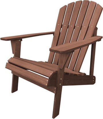 2dekans | AXI Carmen Adirondack Stoel Coffee – Houten, Tuin en Terras, Ophalen of Verzenden, Nieuw